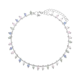 Chain Anklet Silver - Multicolour