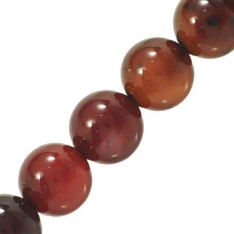 10mm Round Halloween Onyx Beads (Pack of 10)