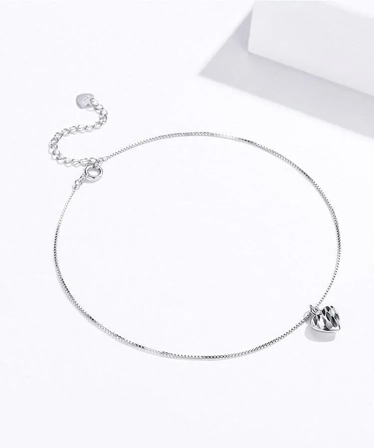 925 Sterling Silver - Anklet Charm Jewelry - Essential Bead - SCT002