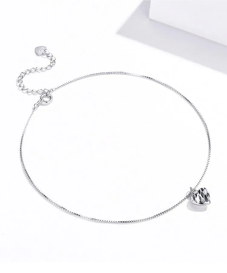 925 Sterling Silver - Anklet Charm Jewelry - Essential Bead - SCT002