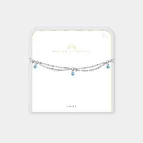 Aelia Anklet - Silver