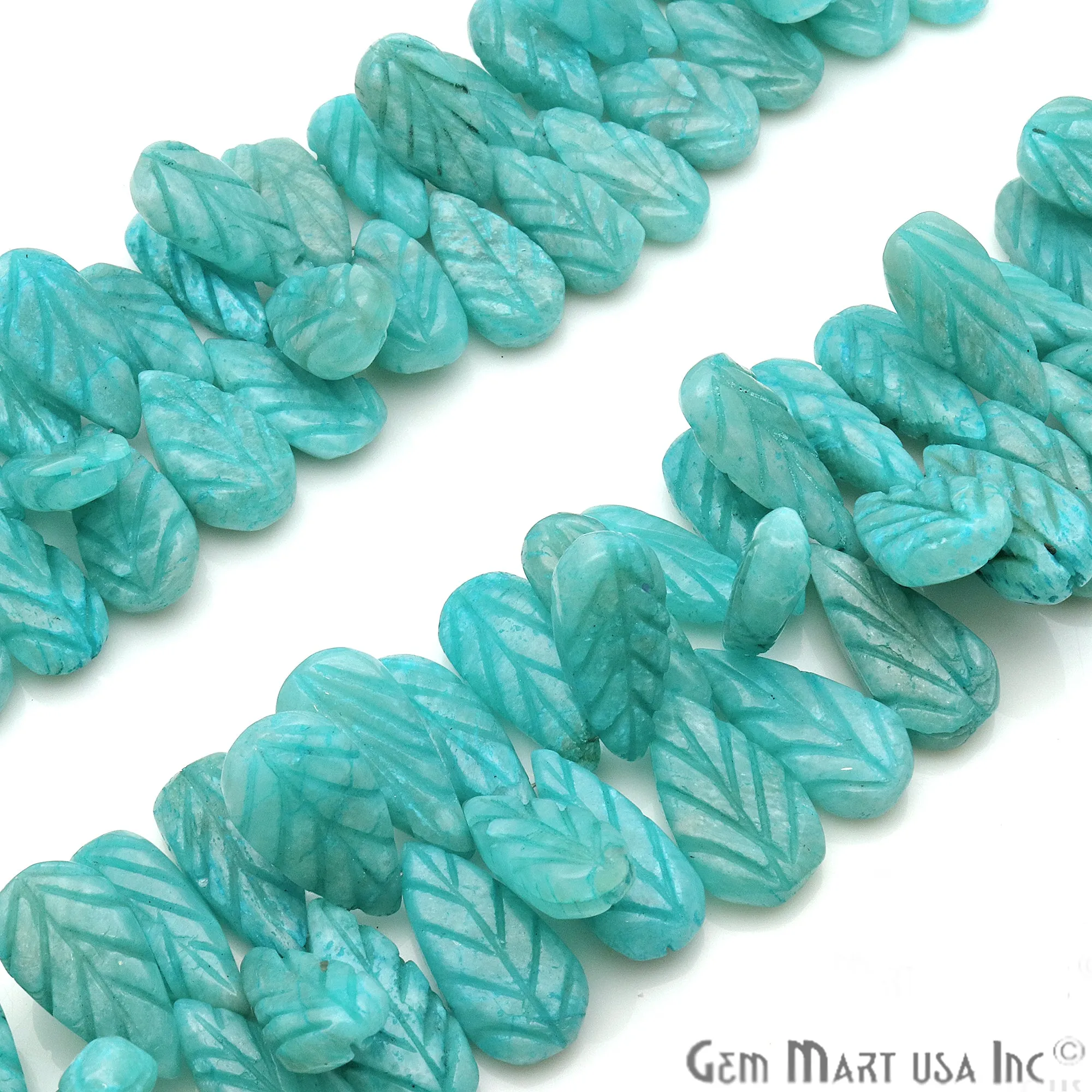 Amazonite Pears Beads, 8 Inch Gemstone Strands, Drilled Strung Briolette Beads, Pears Shape, 23x11mm