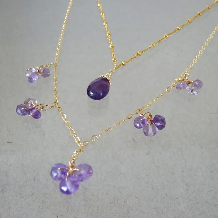 Amethyst Layered Necklace