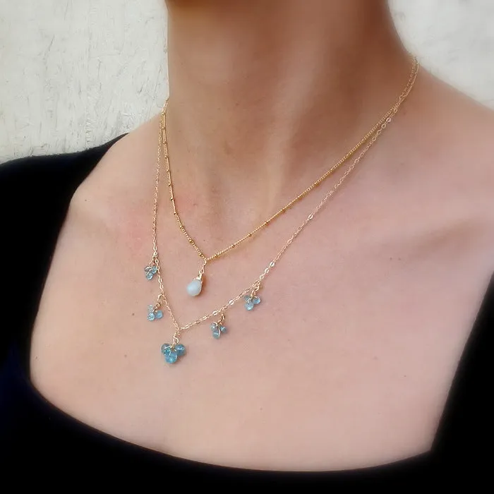 Apatite Layered Necklace