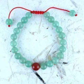 Aventurine and Carnelian Wrist Mala