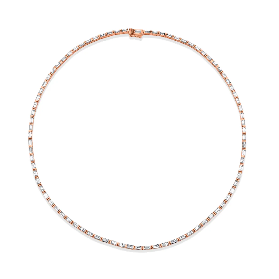 BAGUETTE DIAMOND CHOKER