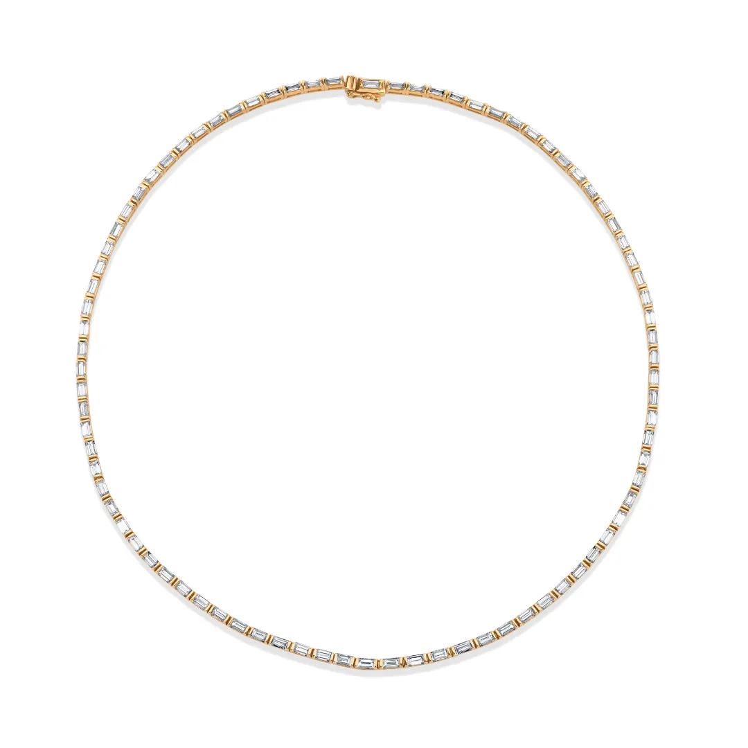 BAGUETTE DIAMOND CHOKER