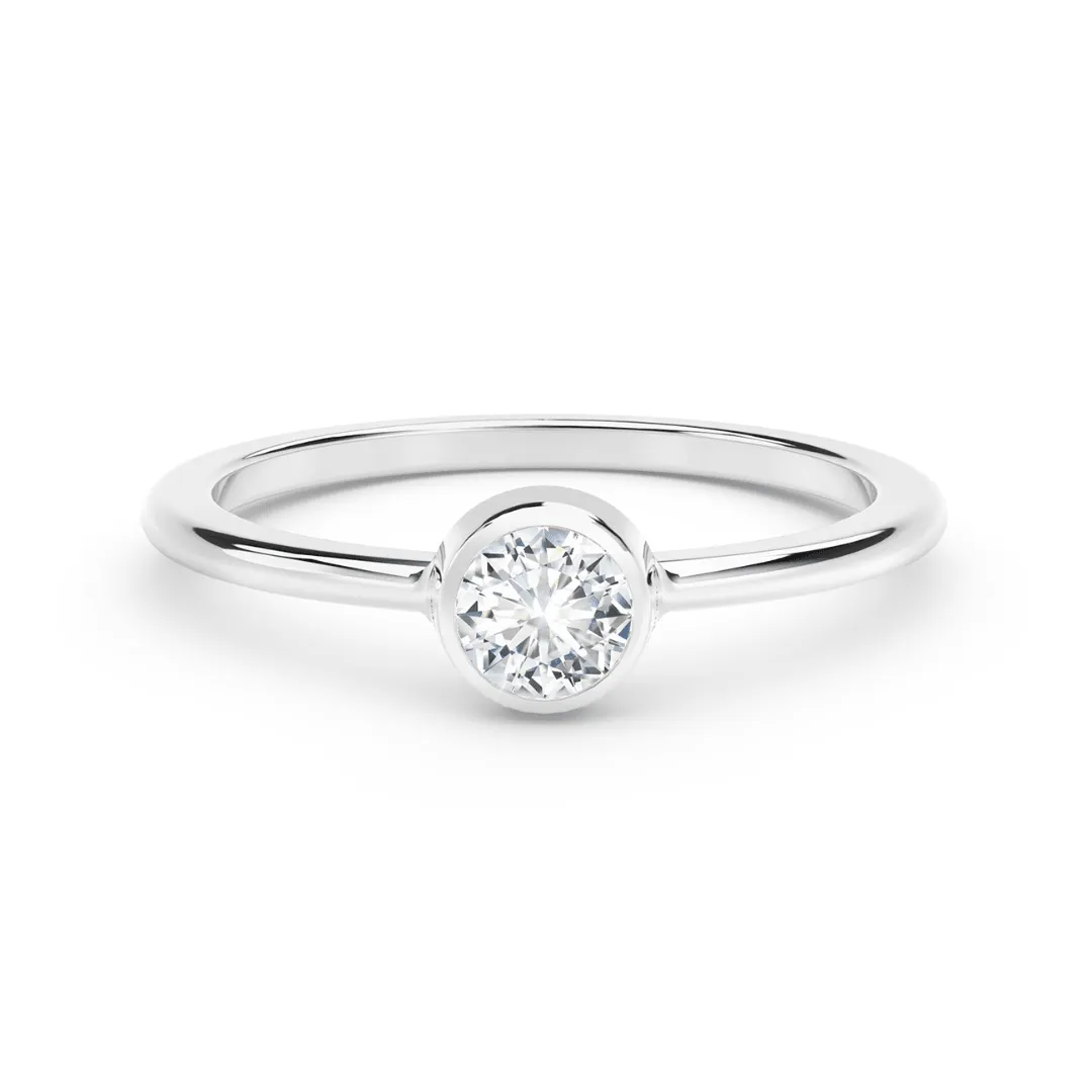 Classic Bezel Stackable Ring