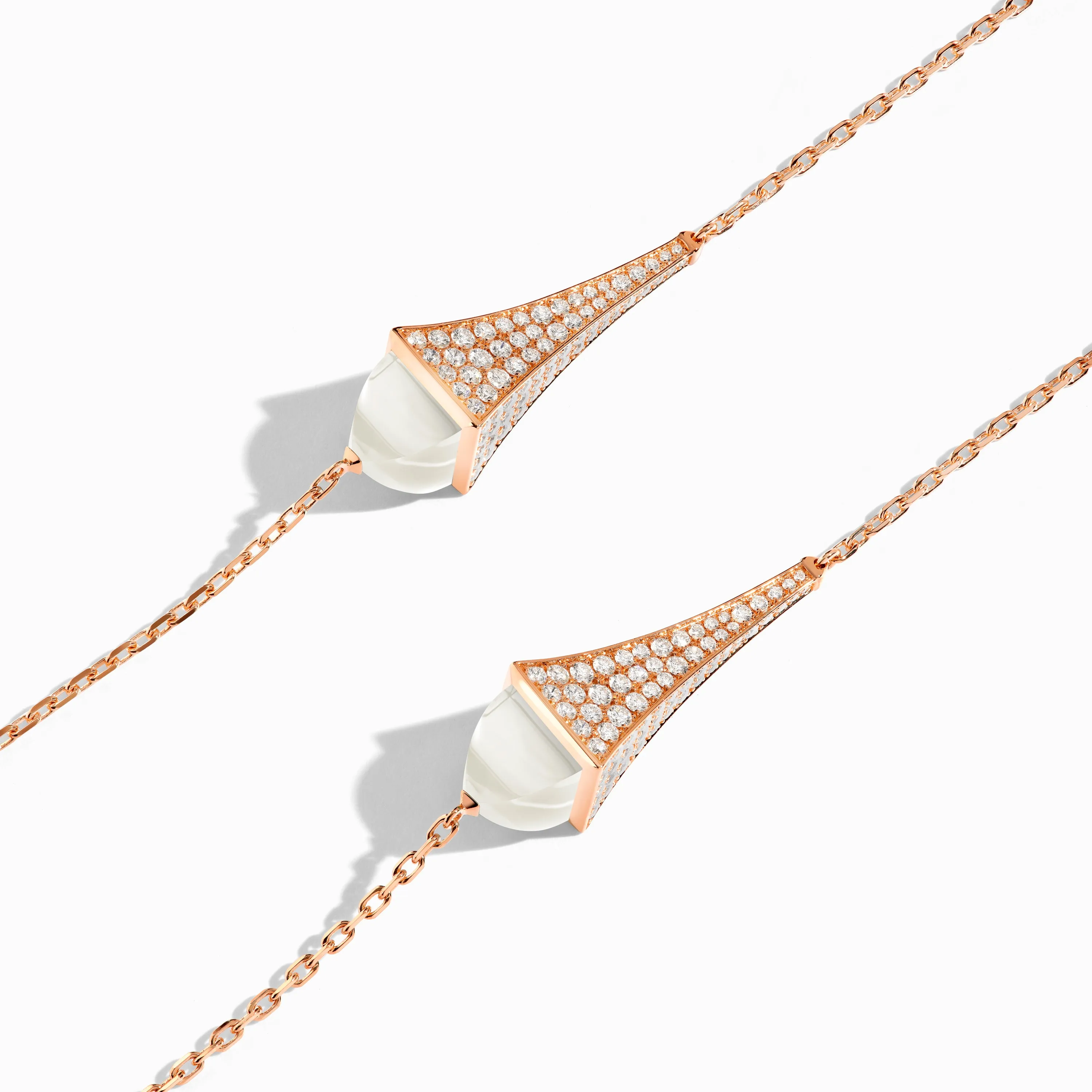 Cleo Luxe Long Chain Diamond Necklace