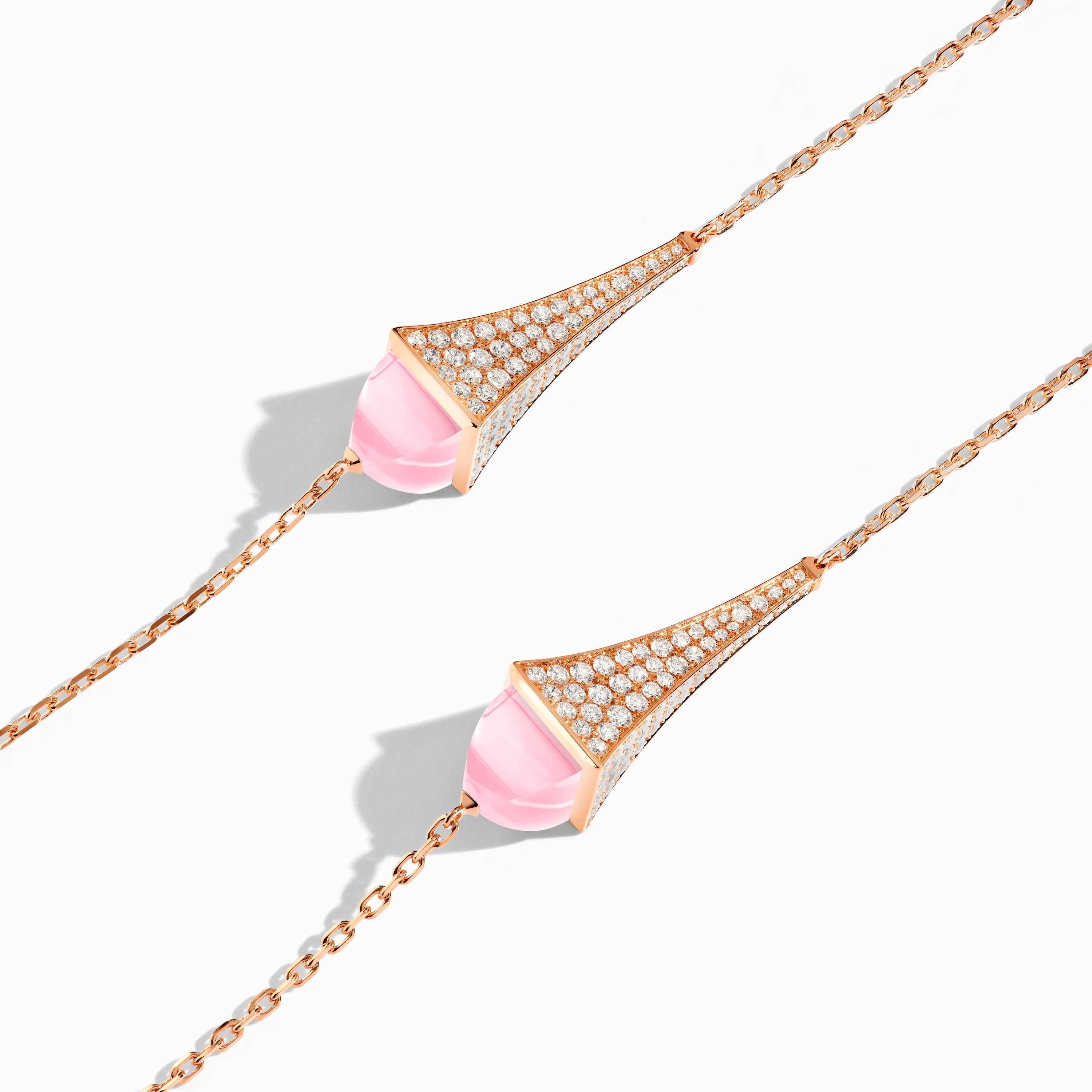 Cleo Luxe Long Chain Diamond Necklace