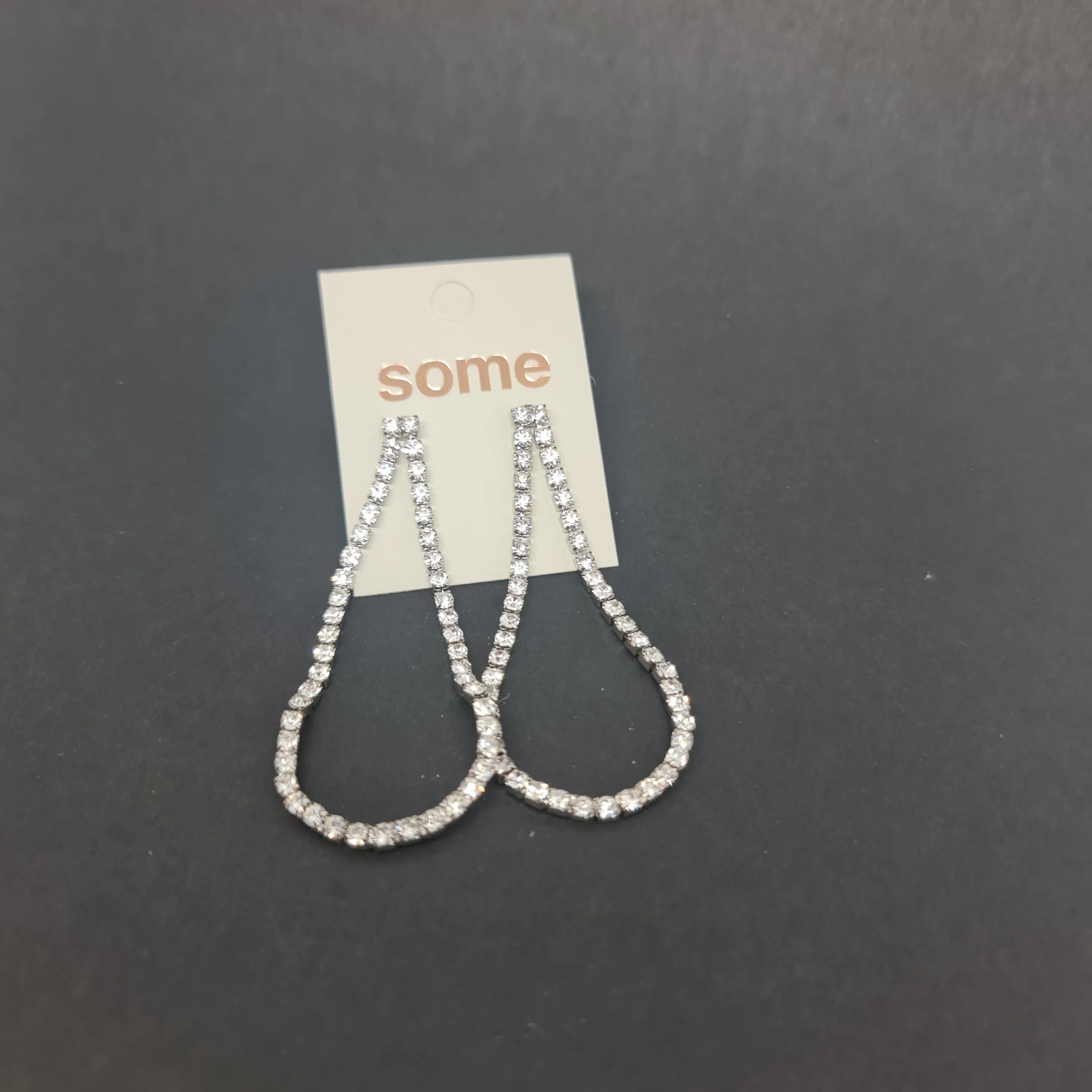 Crystal Drop Earrings TEAR DROP