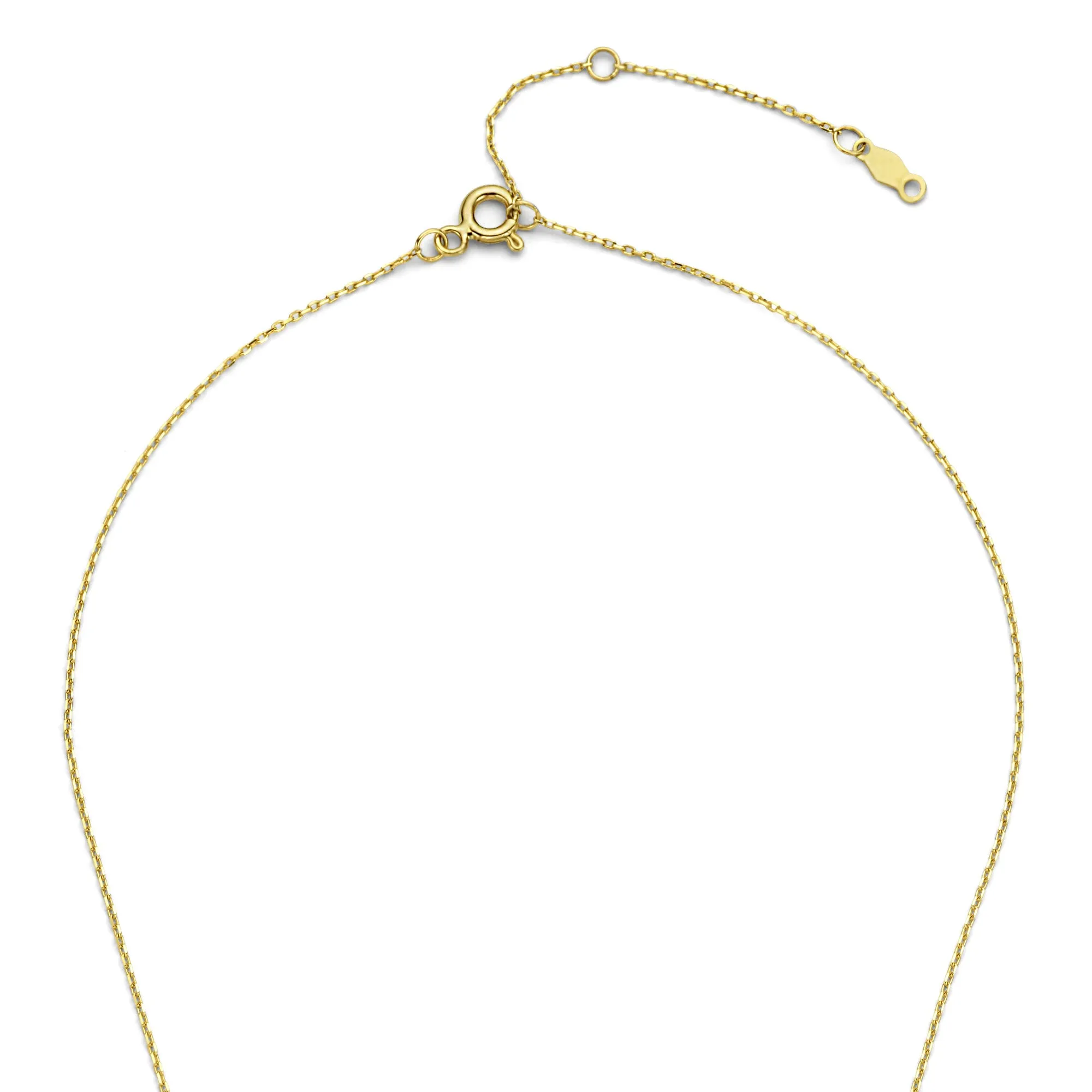 De la Paix Christine 14 karat gold necklace with diamond 0.10 carat