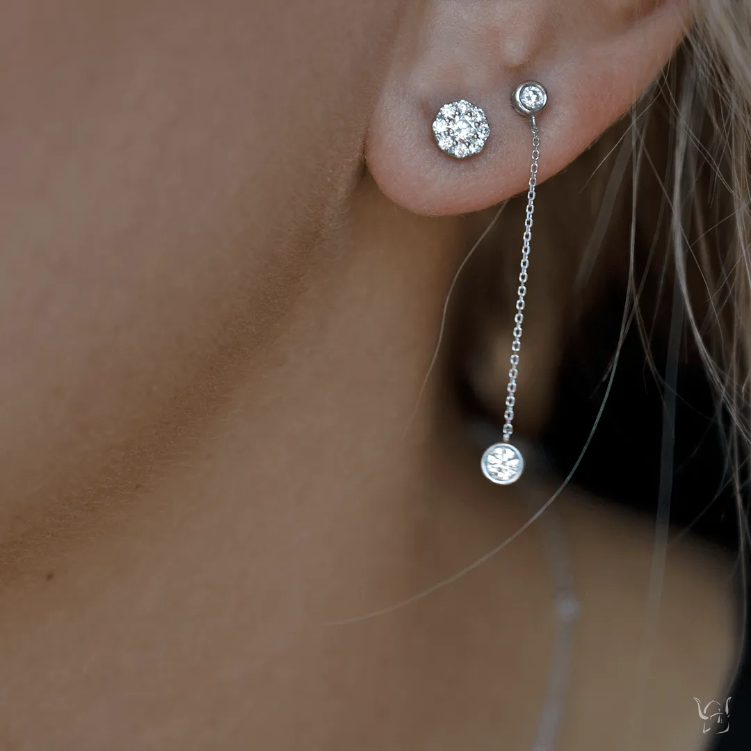 Diamond Drop Earrings