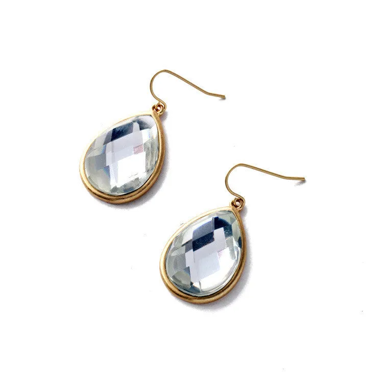 Diamond Teardrop Earrings