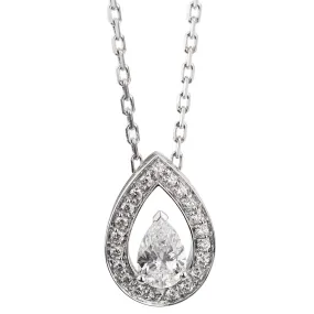 Fred of Paris .43ct Lovelight White Gold Diamond Necklace