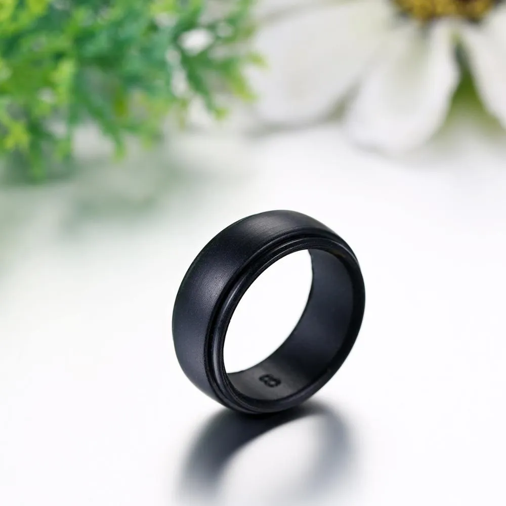 Funki Buys | Rings | Silicone Rubber Wedding Bands for Men Women