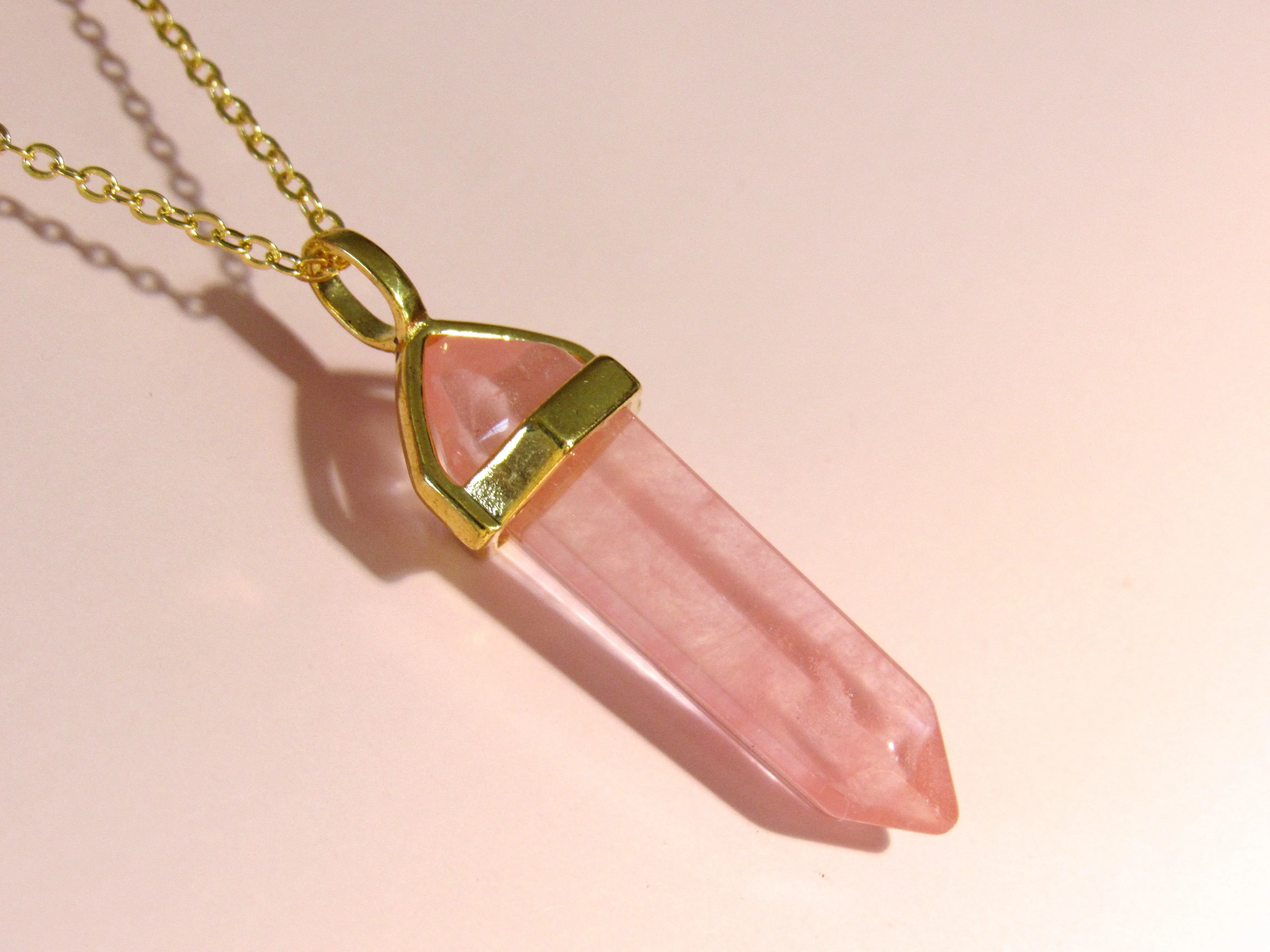 Golden Cherry Quartz Necklaces