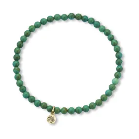 GREEN HOWLITE HEALING GEM BRACELET