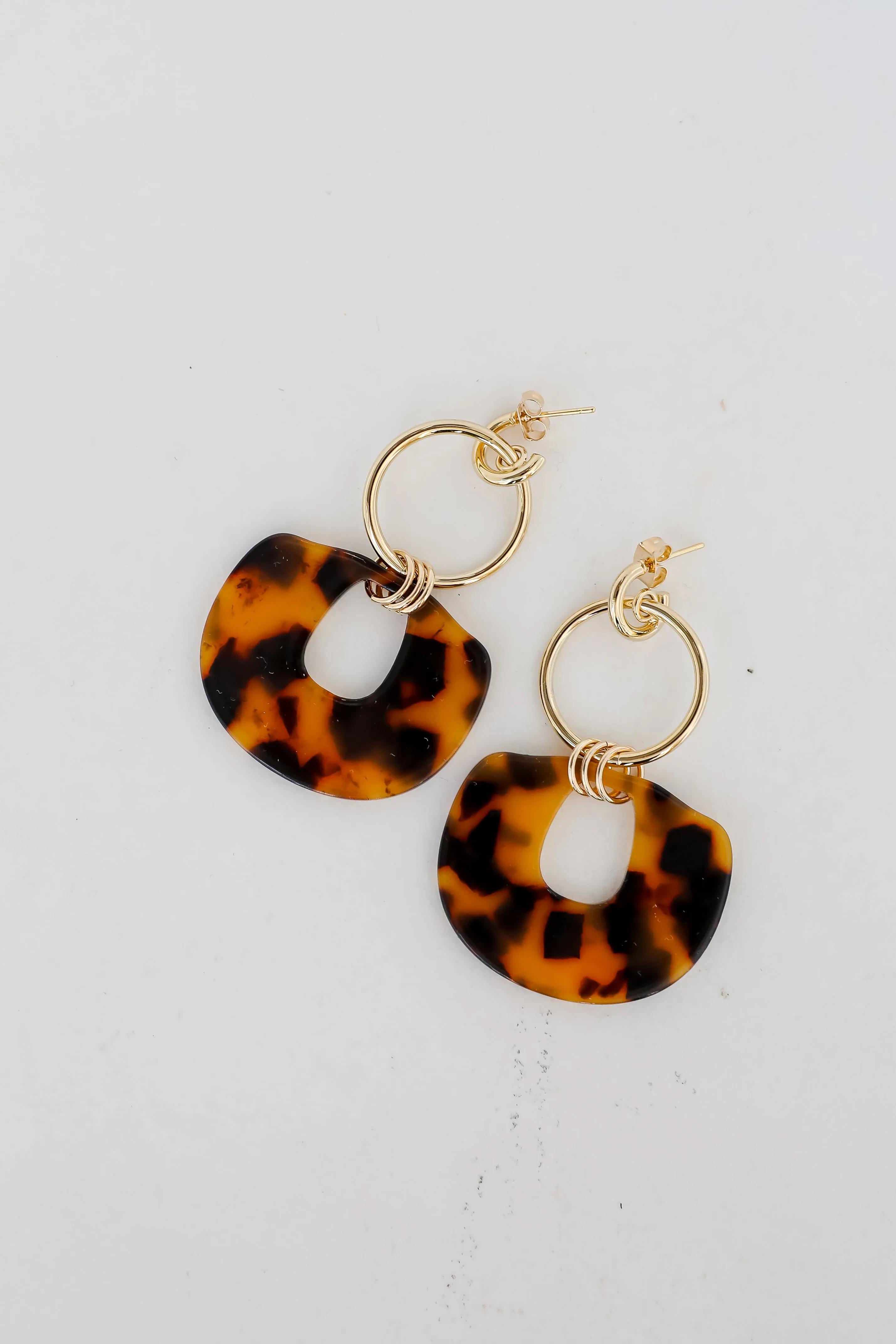 Hannah Tortoise Drop Earrings