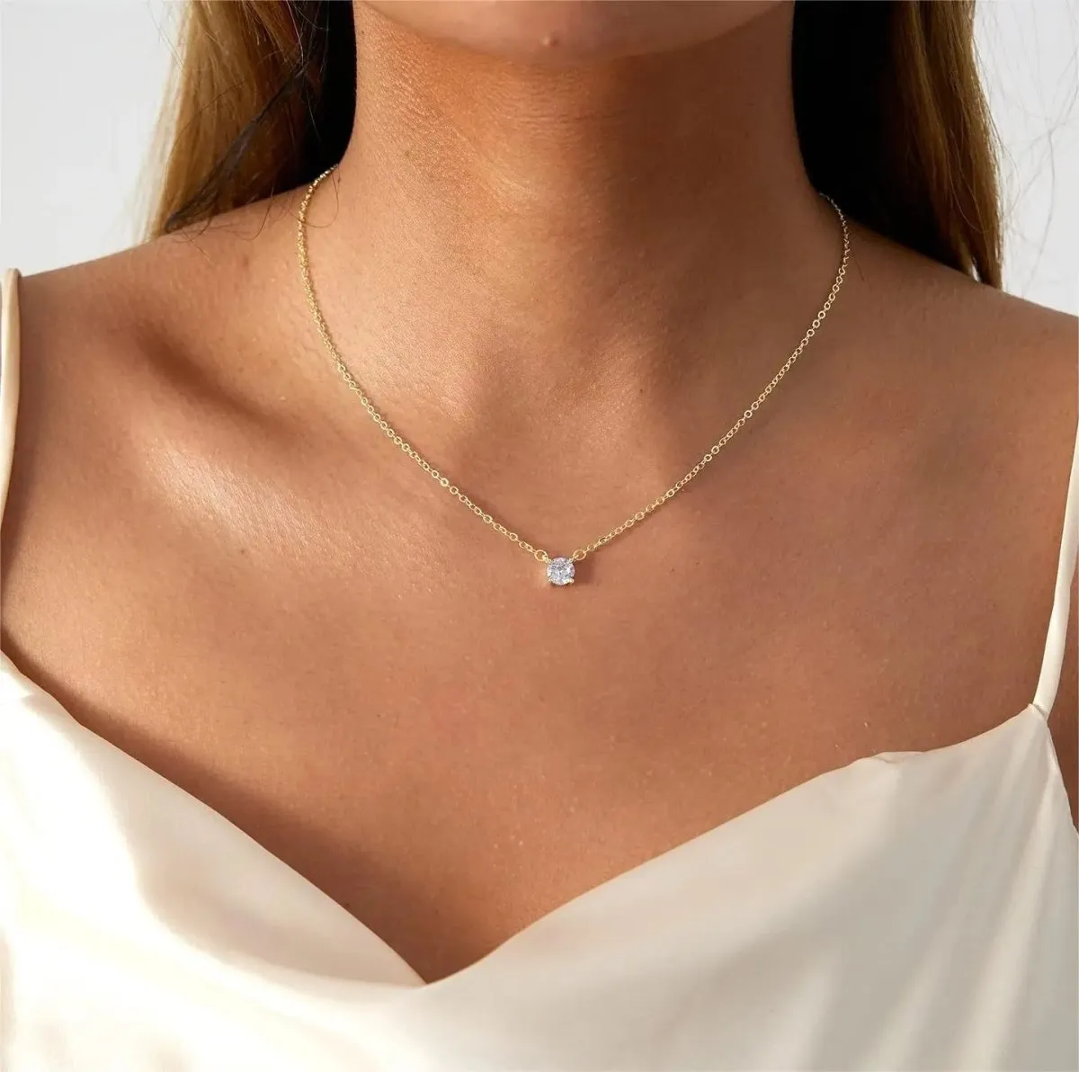 Kyerlyn Big Diamond Necklaces