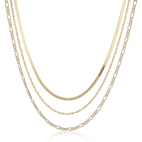 Kyerlyn Layered Rope Figaro Necklaces