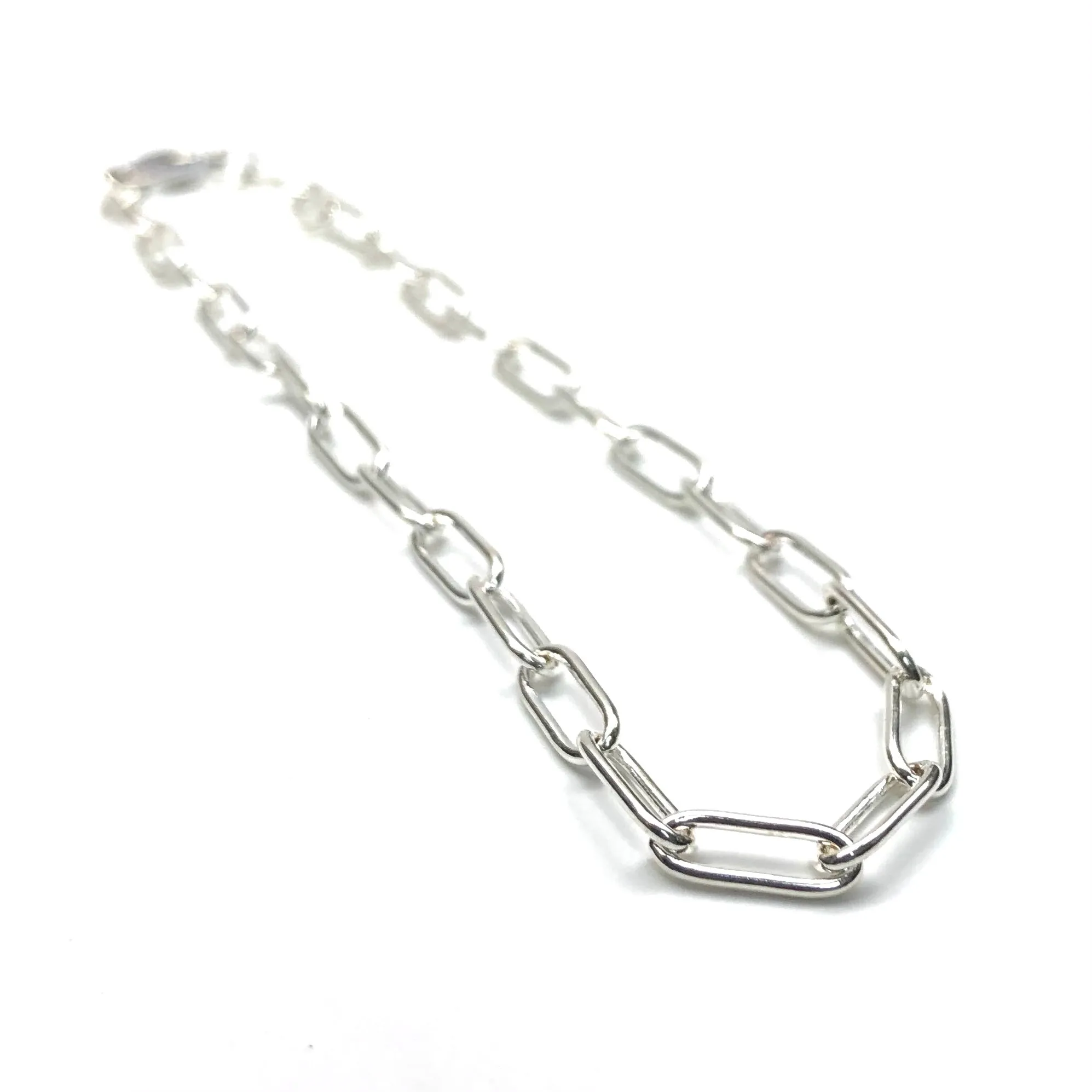 LARGE PAPERCLIP CHAIN ANKLET