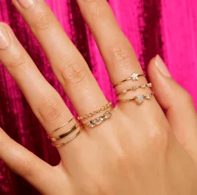 Layers Gold Stackable Rings