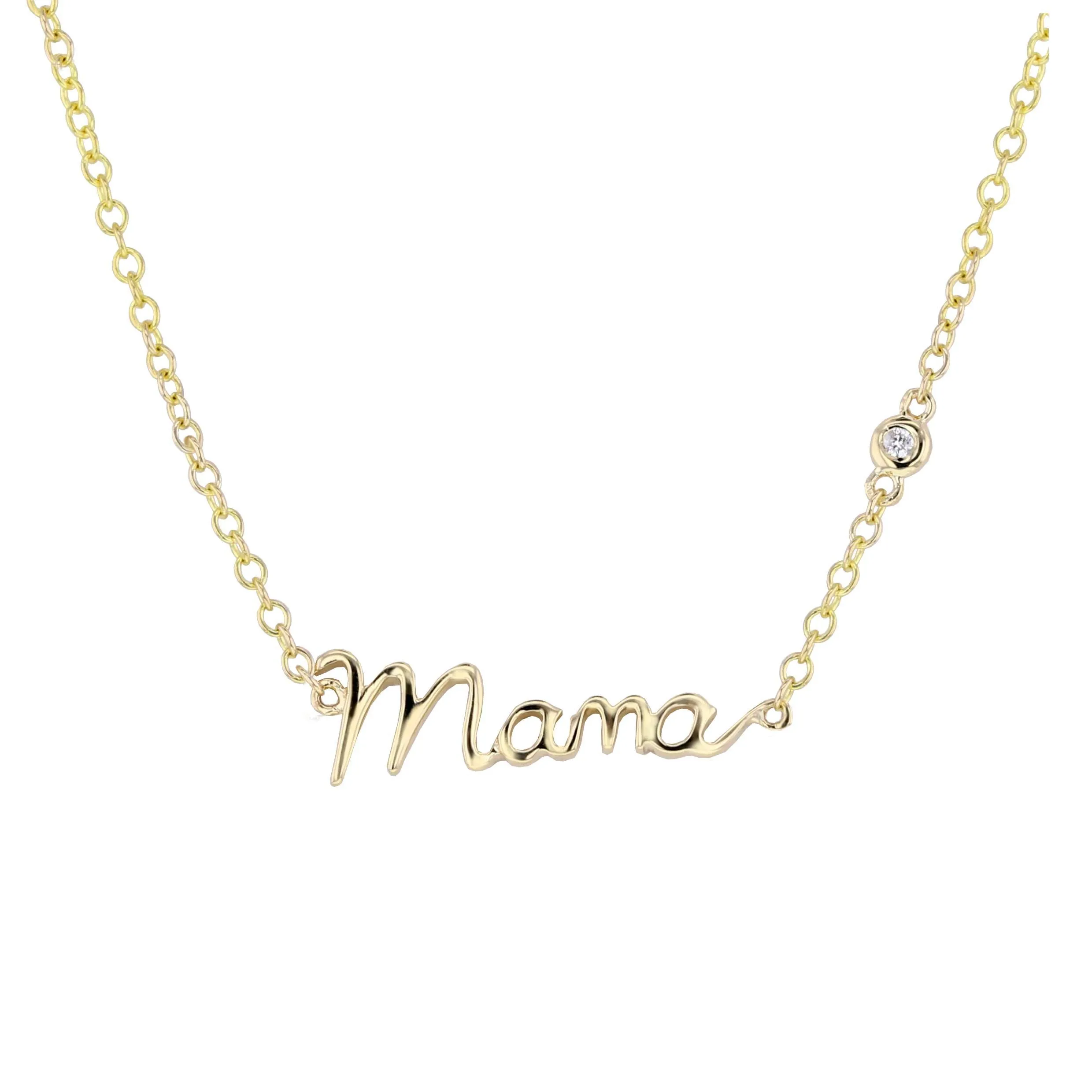 Mama Diamond Necklace