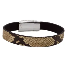 Python Bespoke Leather Bracelet