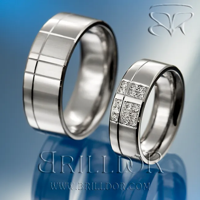 Saturn wedding bands