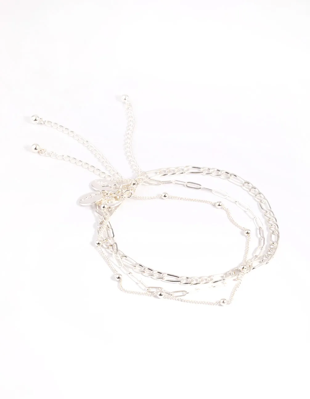 Silver Chain Anklets