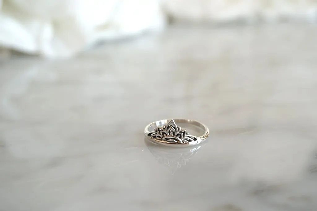 Silver Sunset Ring