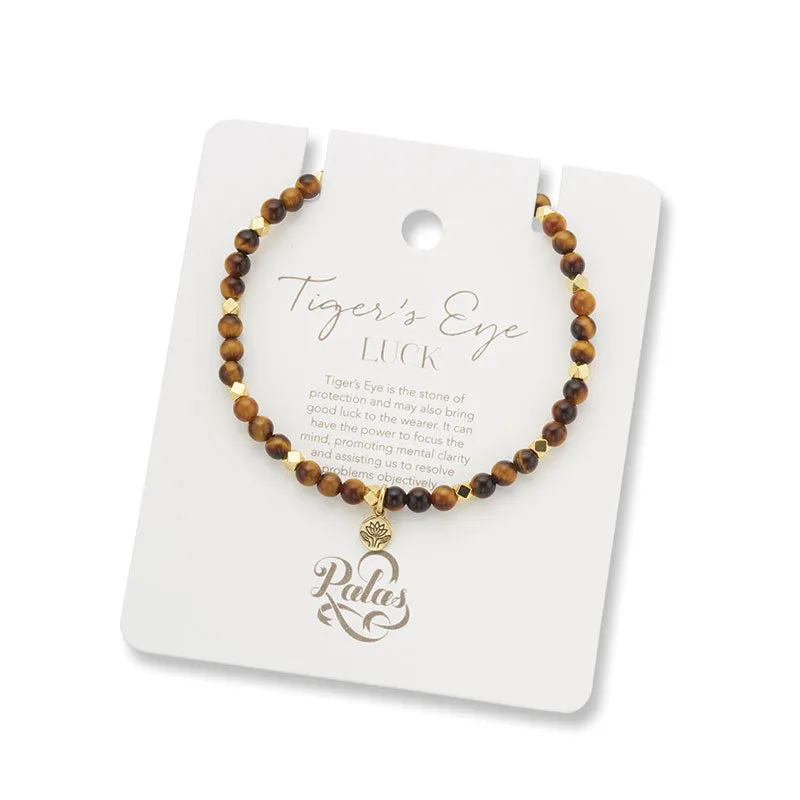 TIGERS EYE AURA OF GOLD GEM BRACELET