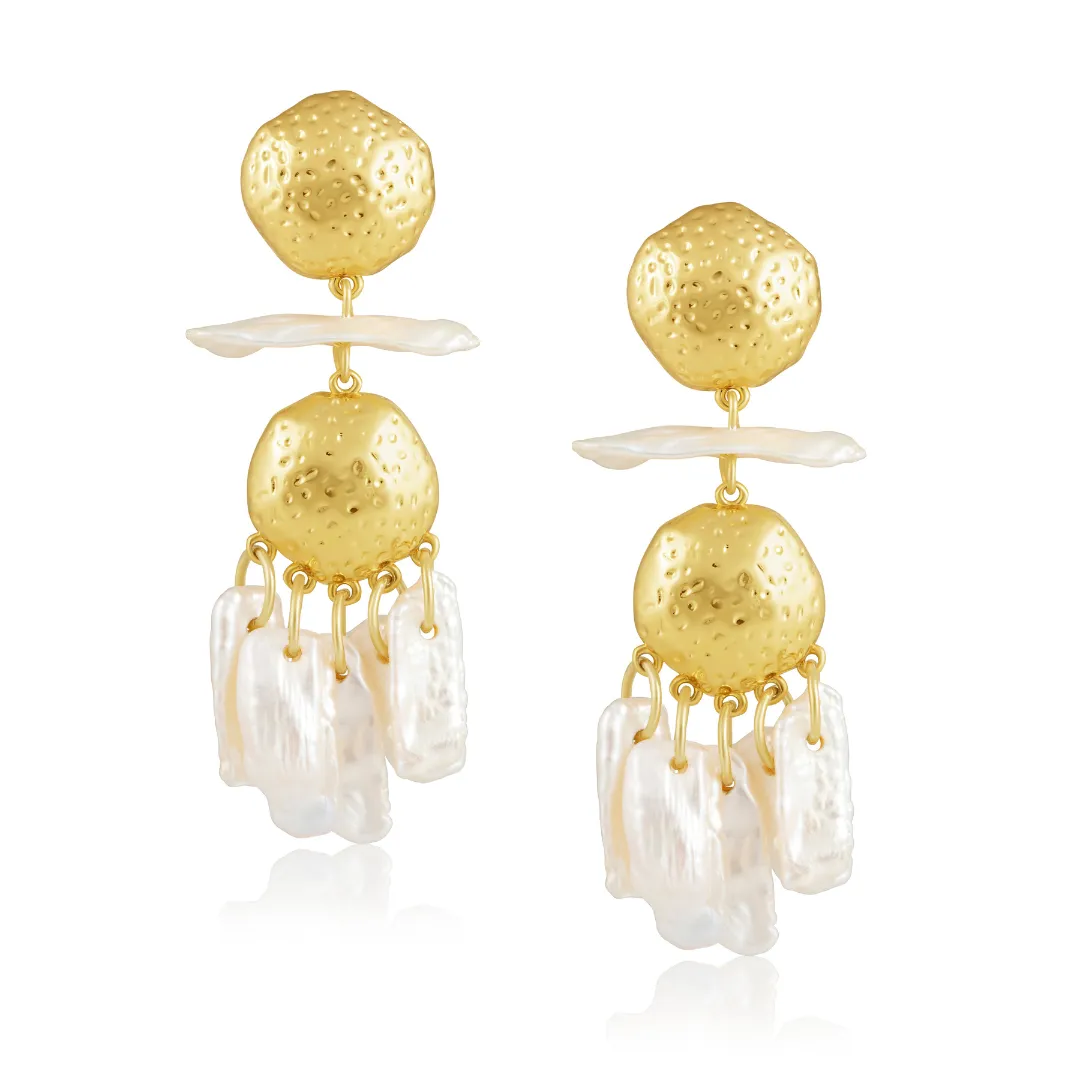 Tillie Pearl Statement Earrings