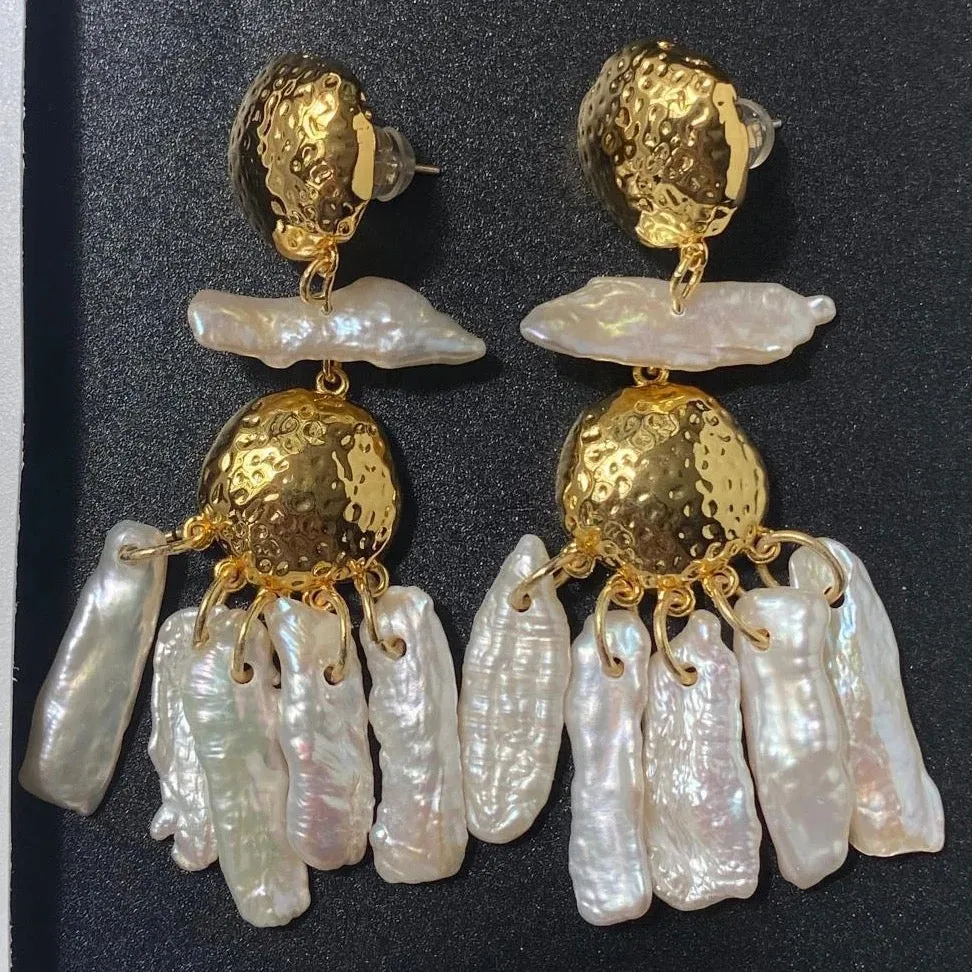 Tillie Pearl Statement Earrings