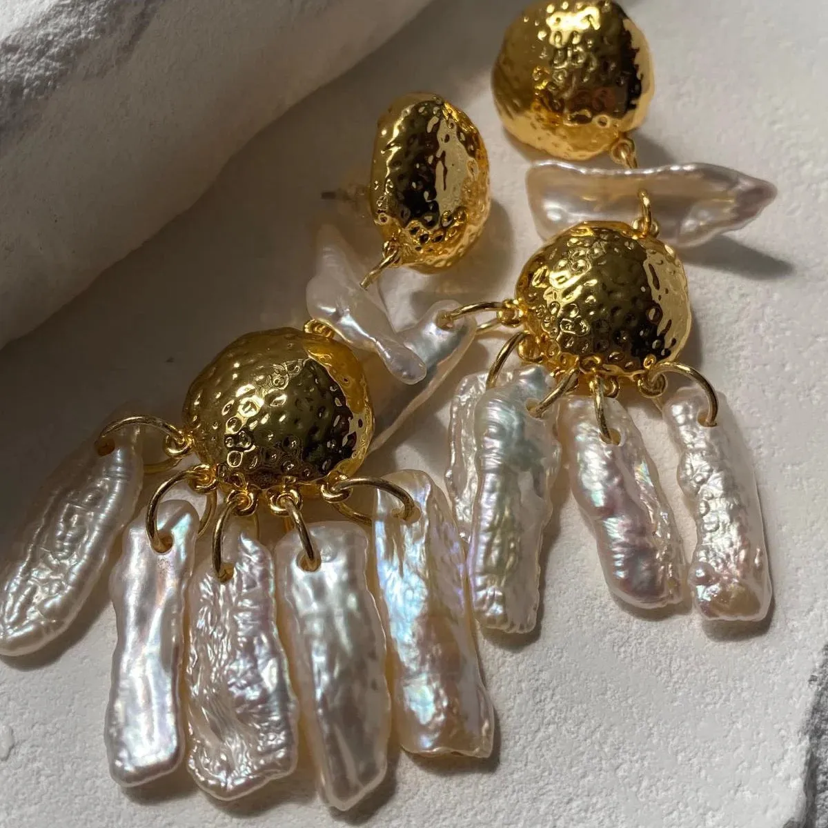 Tillie Pearl Statement Earrings