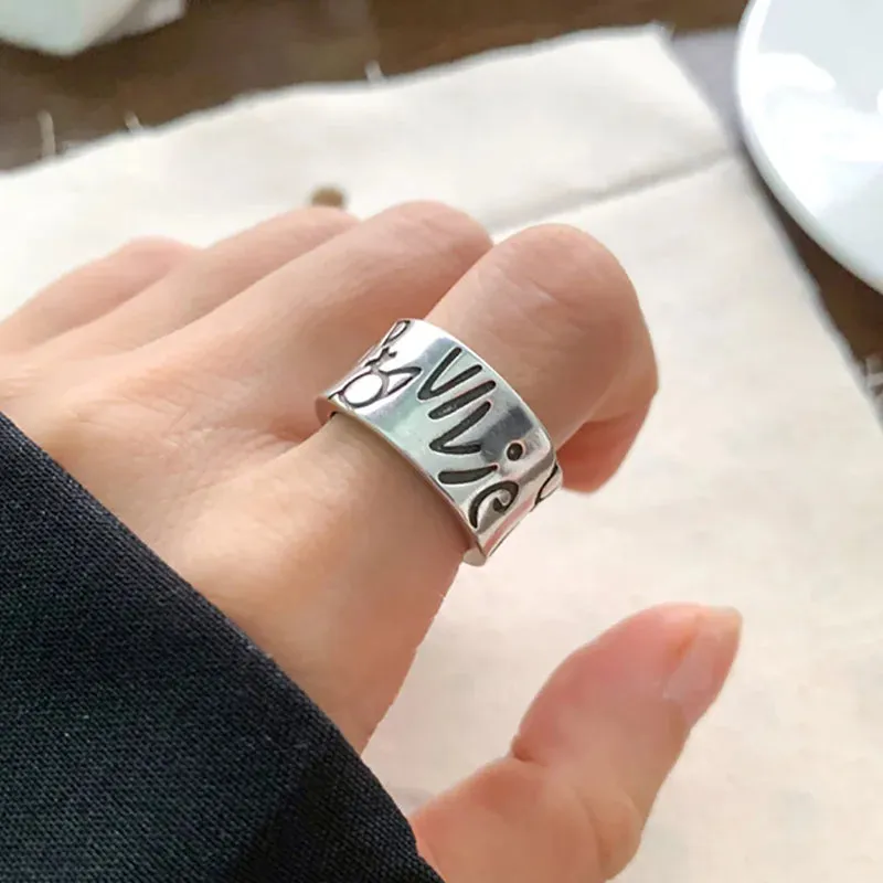 Vintage Punk Fashion Geometric Party Jewelry Ring