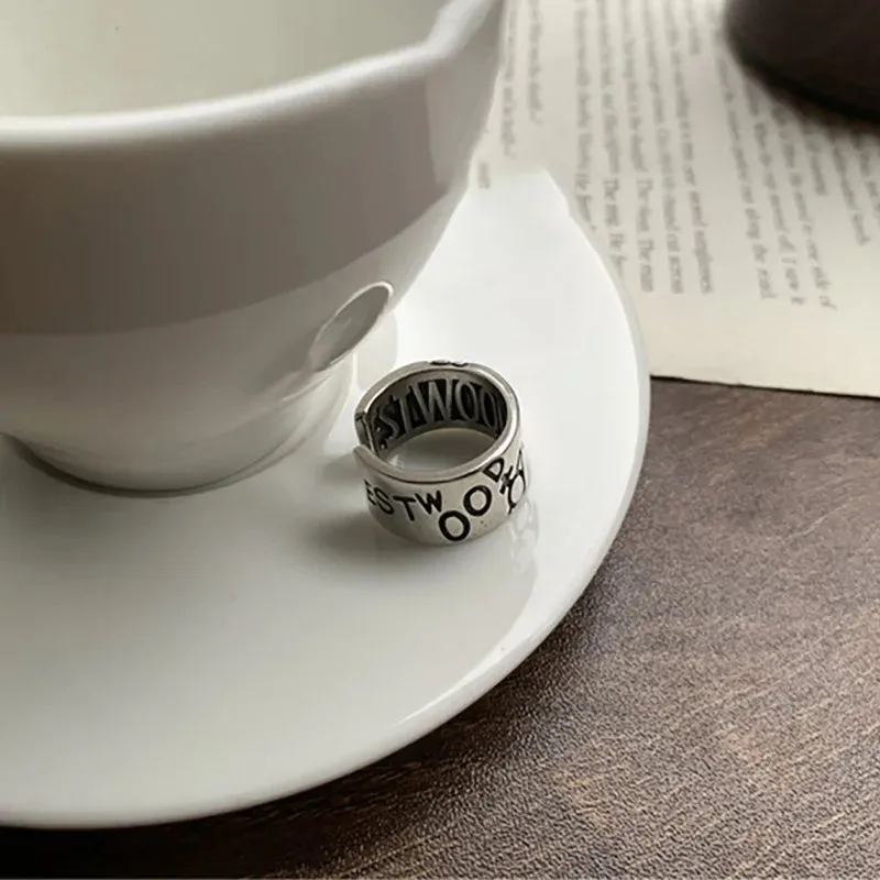 Vintage Punk Fashion Geometric Party Jewelry Ring