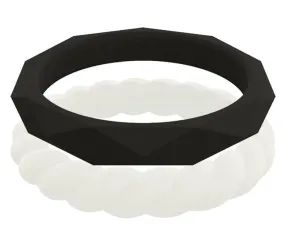 Women's Stackable Collection Silicone Rings