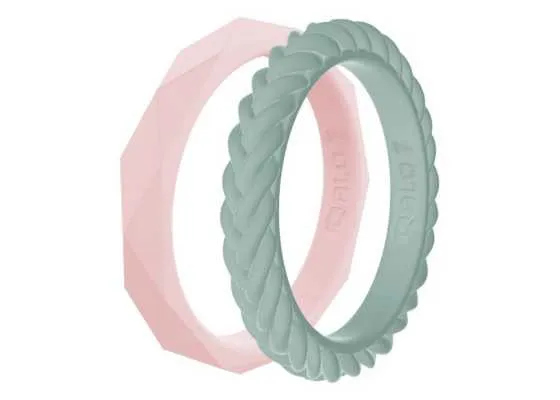 Women's Stackable Collection Silicone Rings